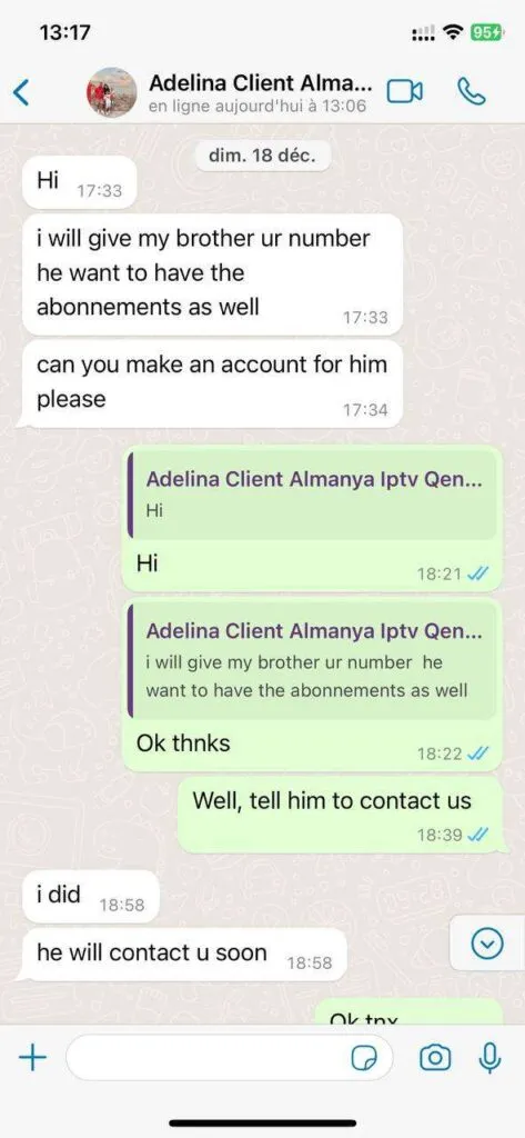 Example PioneerSTV WhatsApp support conversation 5